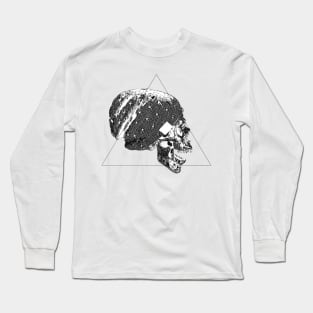 invert skull with beanie Long Sleeve T-Shirt